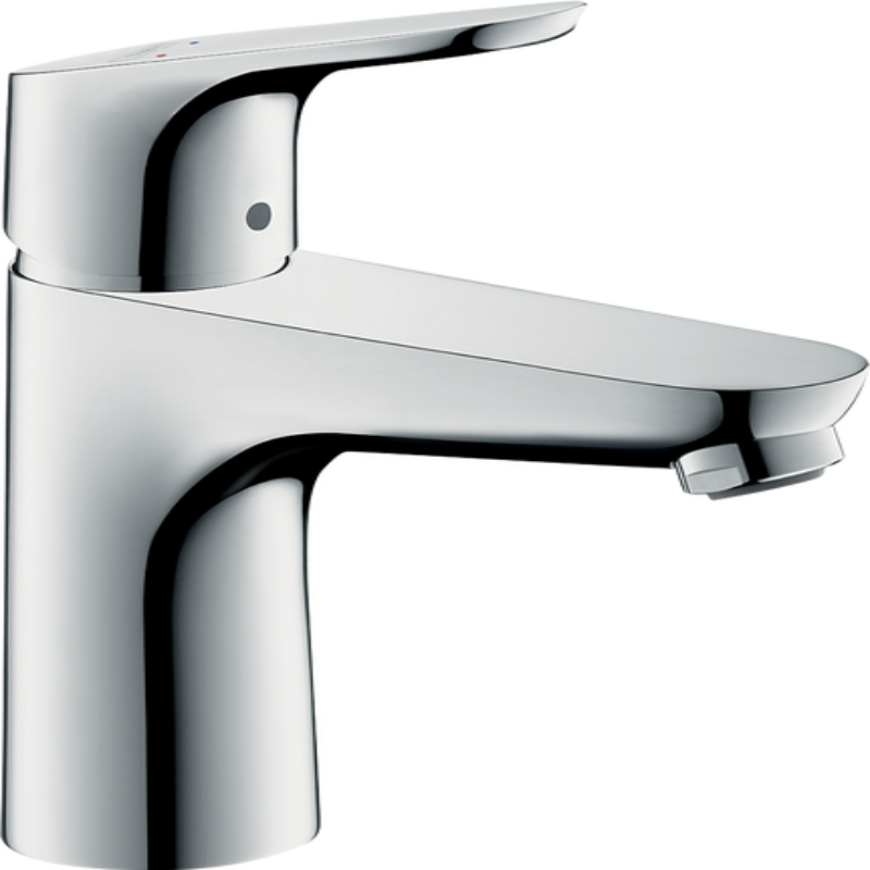 Hansgrohe Focus Single Lever Basin Mixer 100 Without Waste Set