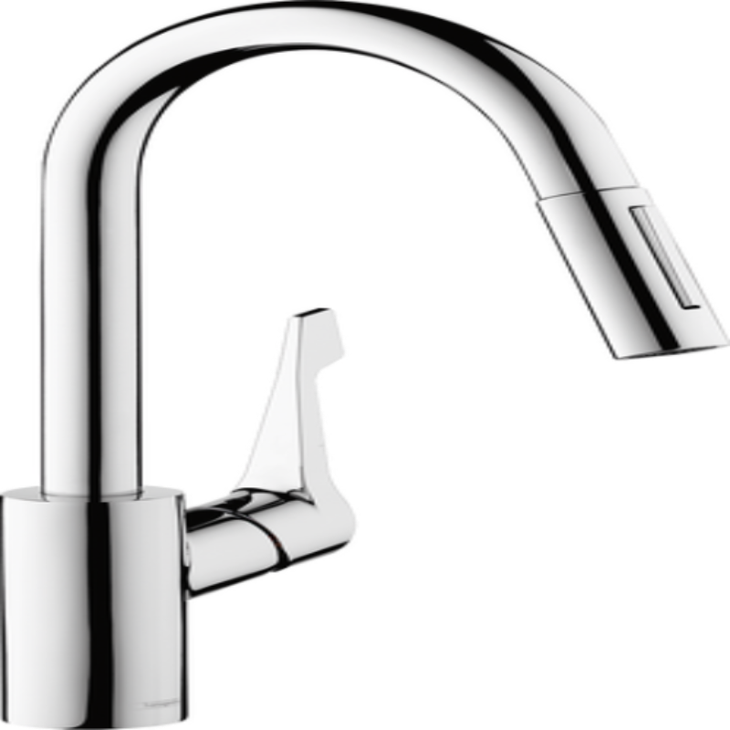 Hansgrohe Cento Single Lever Kitchen Mixer XL, Pull-out Spray, 2jet