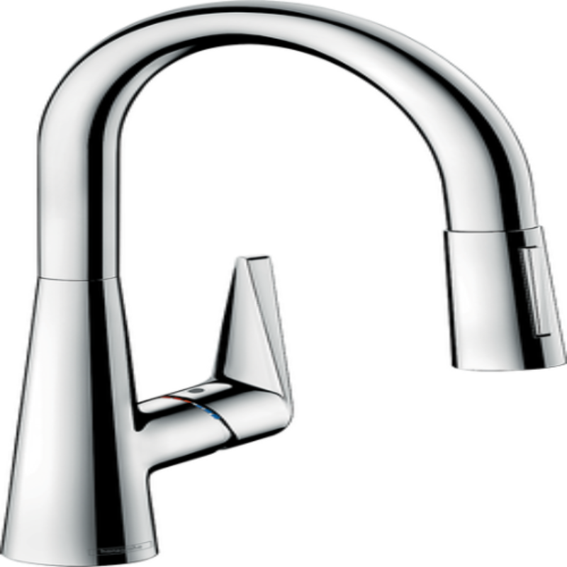 Hansgrohe Talis M51 Single Lever Kitchen Mixer 200, Pull-out Spray, 2jet