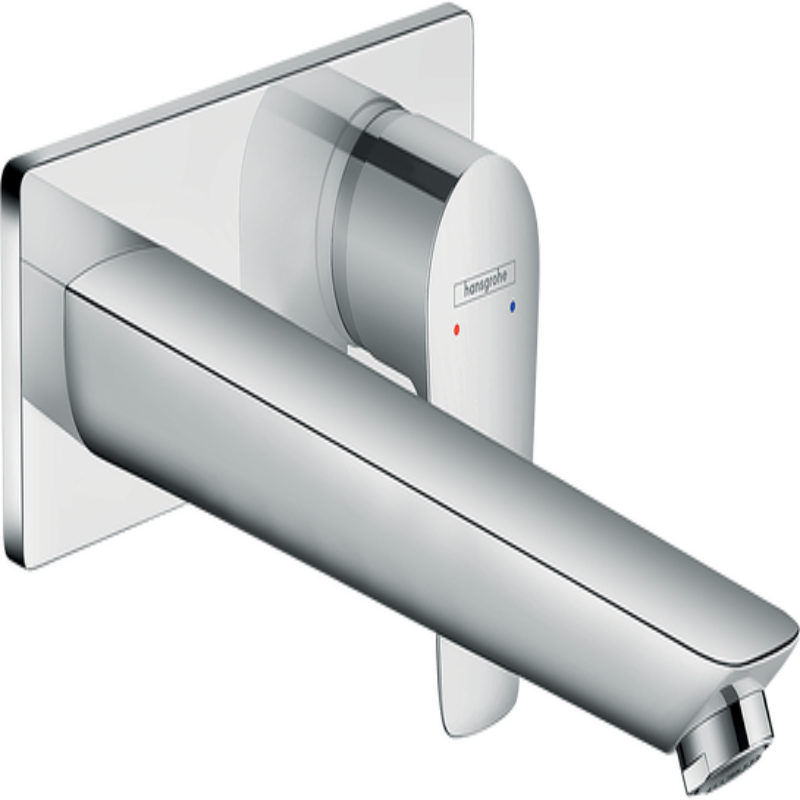 Hansgrohe Talis E Single Lever Basin Mixer For Concealed Installation Wall-mounted With Spout 22.5 cm