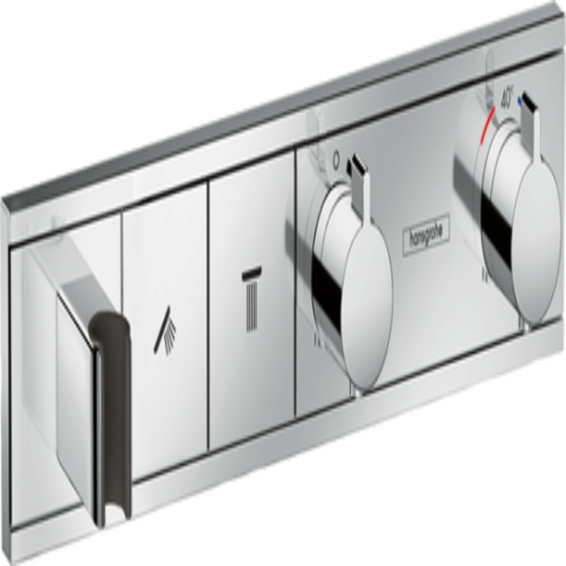 Hansgrohe RainSelect Thermostat For Concealed Installation For 2 Functions With Integrated Shower Holder