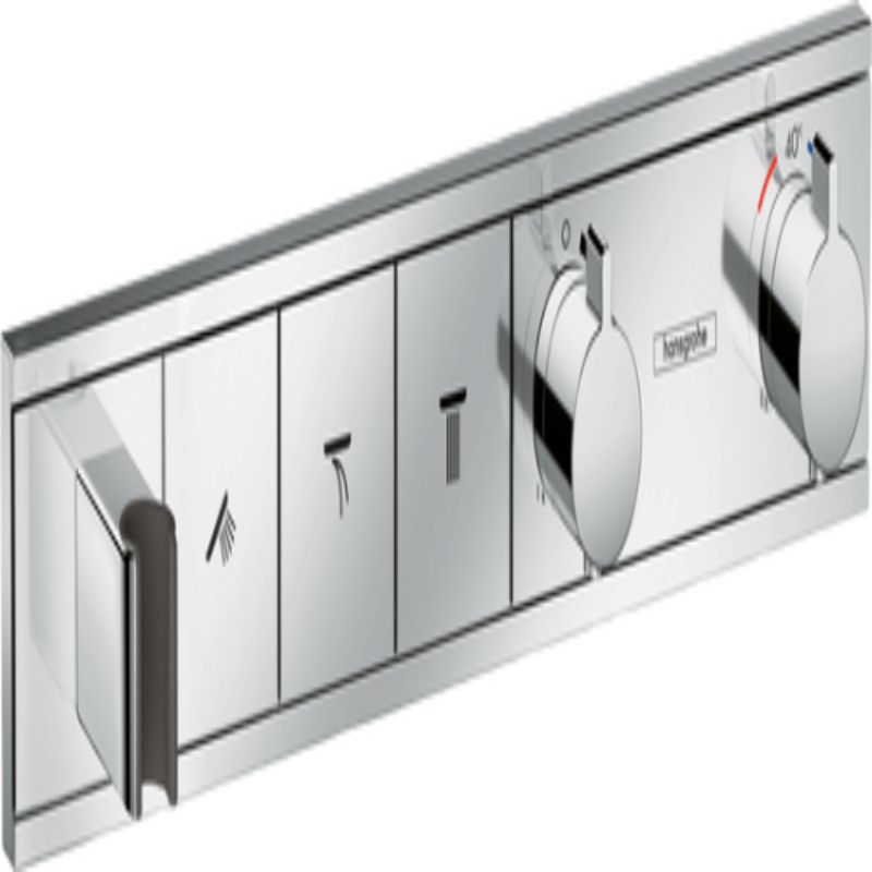 Hansgrohe RainSelect Thermostat For Concealed Installation For 3 Functions With Integrated Shower Holder