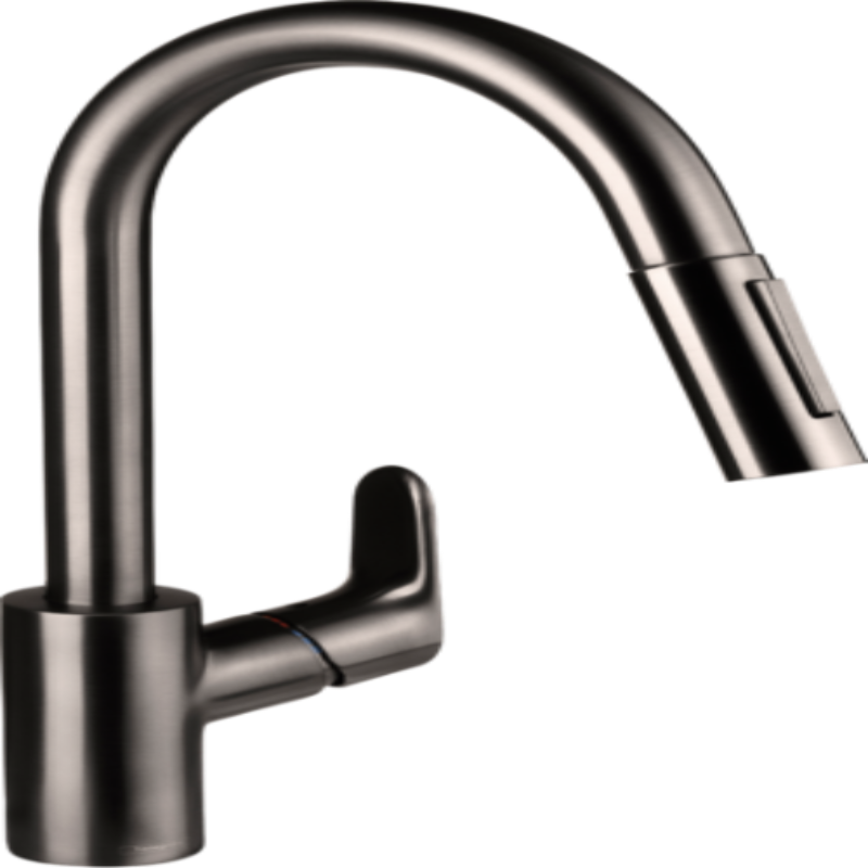 Hansgrohe Decor Single Lever Kitchen Mixer 240, 7 l/min, Pull-out Spray, 2jet