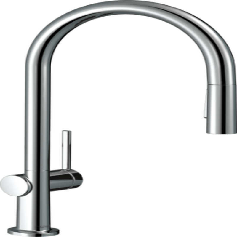 Hansgrohe Talis M54 Single Lever Kitchen Mixer 210, Pull-out Spray, 2jet