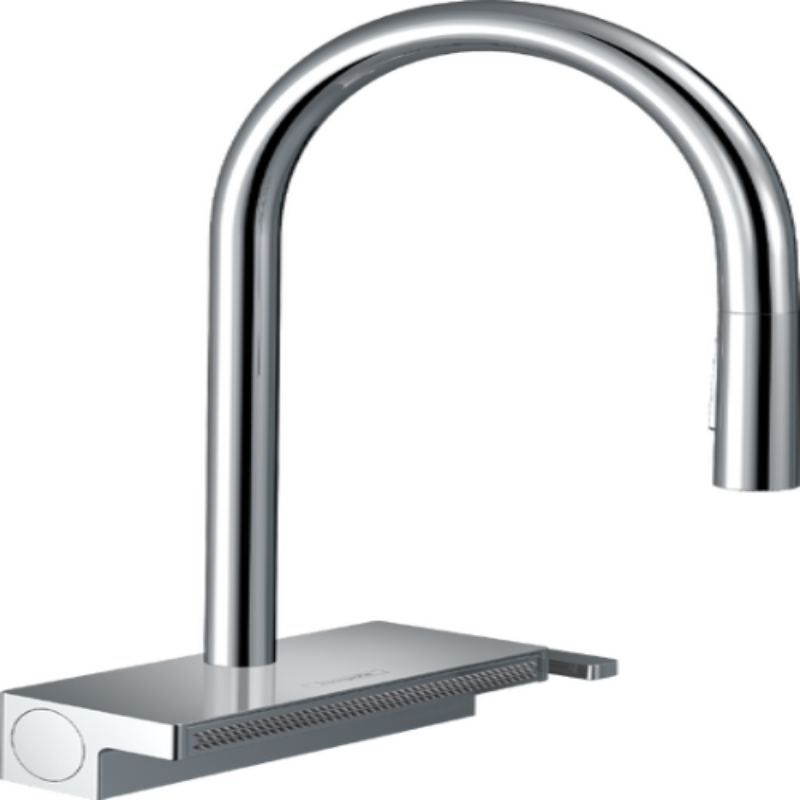 Hansgrohe Aquno Select M81 Single Lever Kitchen Mixer 170, Pull-out Spout, 3 jet, sBox