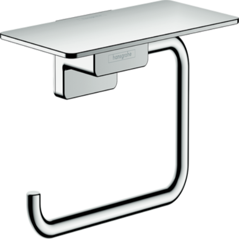 Hansgrohe AddStoris Q Toilet Paper Holder With Shelf