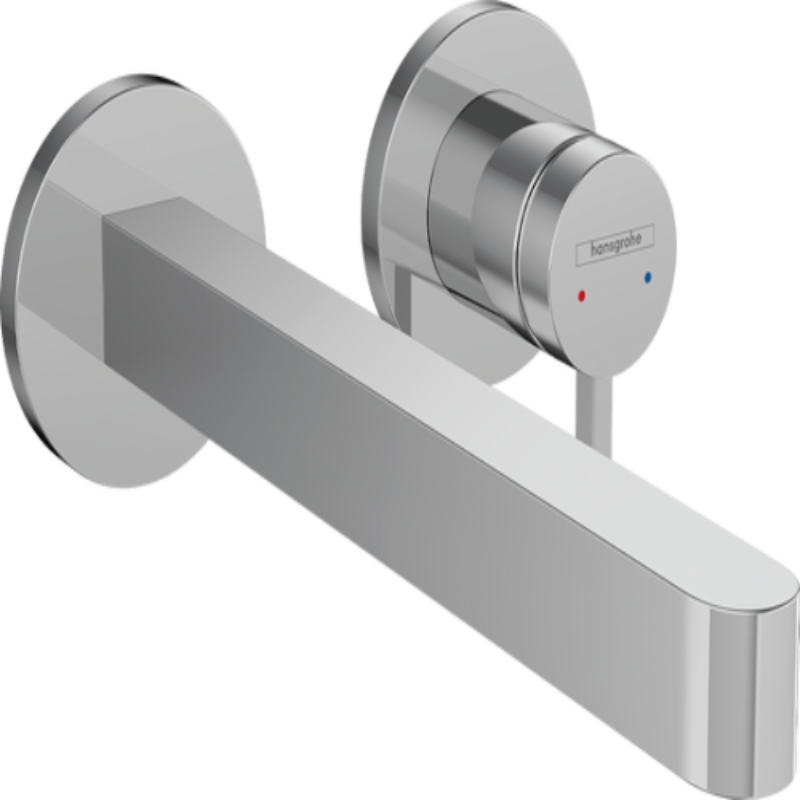 Hansgrohe Finoris Single Lever Basin Mixer For Concealed Installation Wall-mounted With Spout 22,8 cm