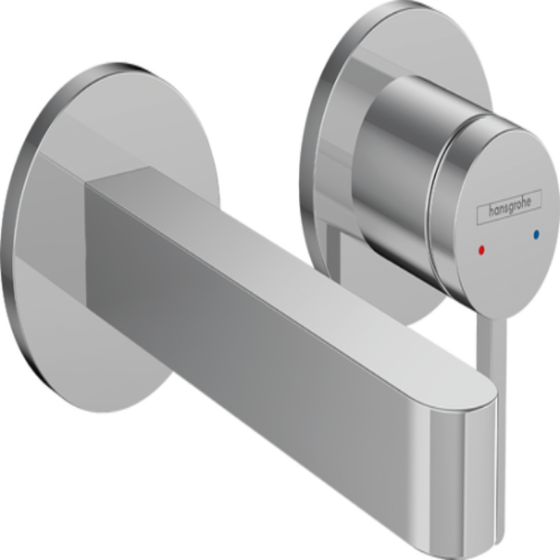Hansgrohe Finoris Single Lever Basin Mixer For Concealed Installation Wall-mounted With Spout 16,8 cm