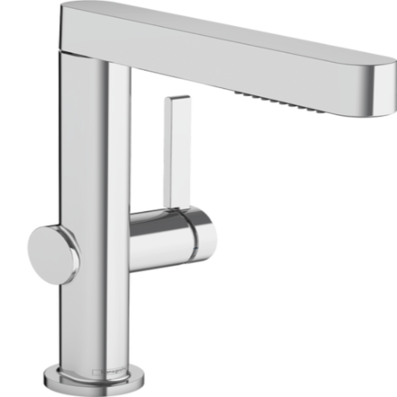 Hansgrohe Finoris Single Lever Basin Mixer 230 With Pull-out Spray, 2jet Without Waste Set