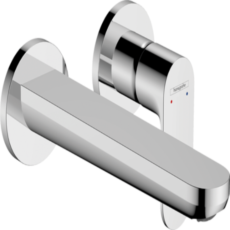 Hansgrohe Rebris S Single Lever Basin Mixer For Concealed Installation Wall-mounted With Spout 20 cm